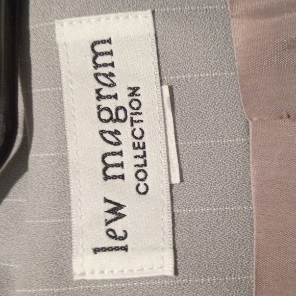 Lew Magram Collection Gray Pinstripe Suit Vintage New - Picture 10 of 16